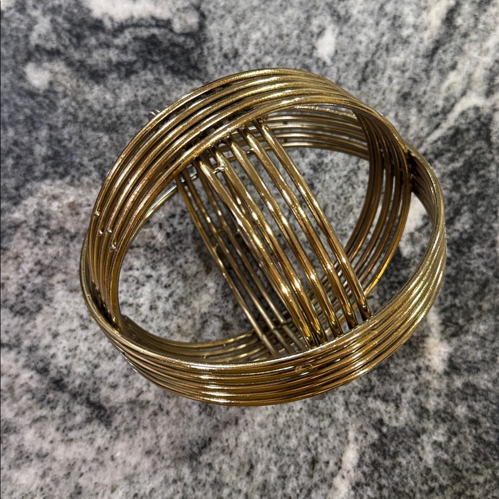 Gold Metal Ball Decor - Picture 2 of 5